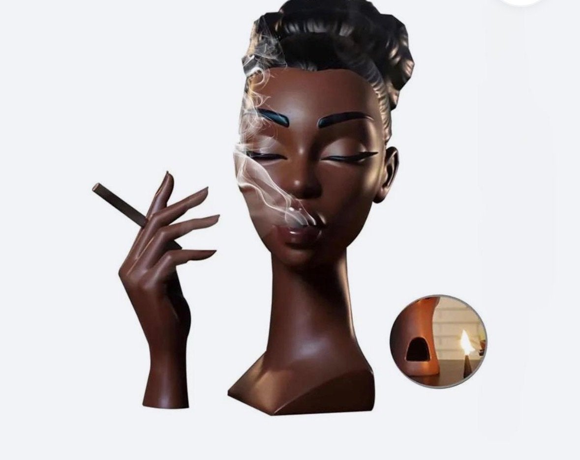 Headscents Head Incense Burner - Zonder hand, Ophalen of Verzenden, Gebruikt, Zwart, Kunststof
