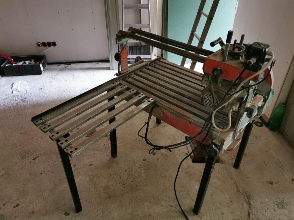 Van Voorden tegelzaag, Doe-het-zelf en Verbouw, Gereedschap | Zaagmachines, Ophalen, Minder dan 30 mm, Gebruikt, Overige typen