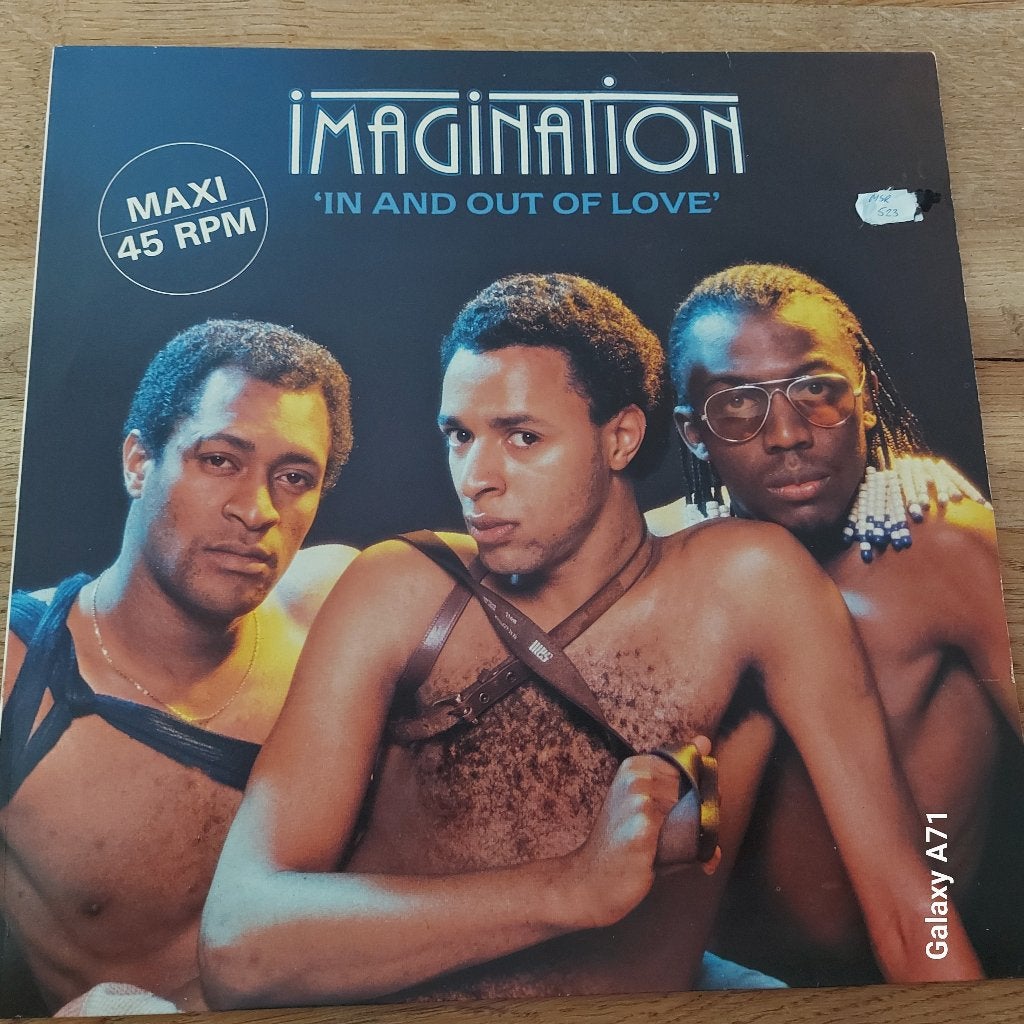 12 inch Maxisingel Imagination - In And Out Of Love (1981), Gebruikt, 1980 - 1989, Ophalen of Verzenden, Fotohoes