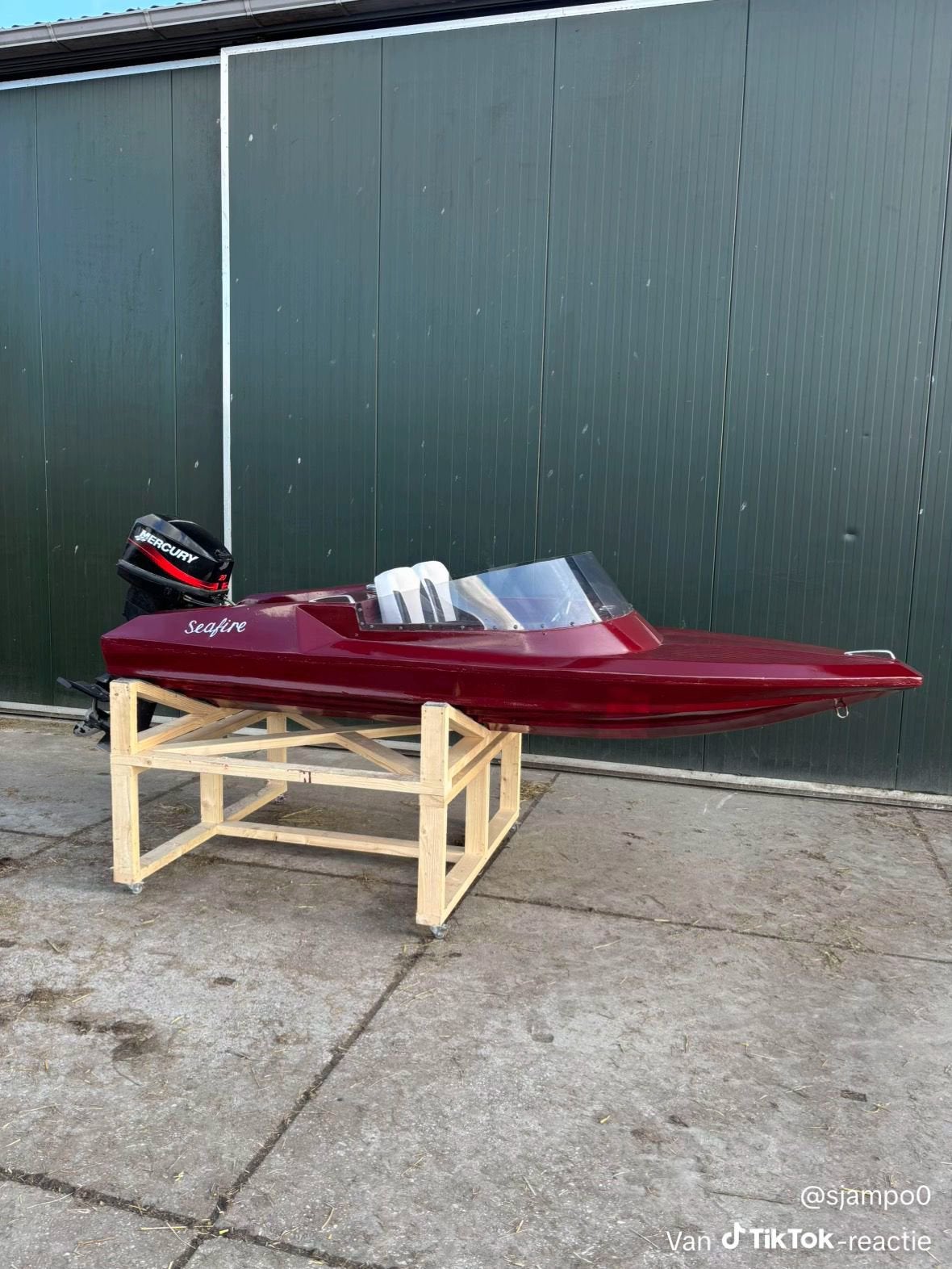 Seafire speedboot, Watersport en Boten, Kano's, Ophalen, Gebruikt, Twee personen, Overige typen