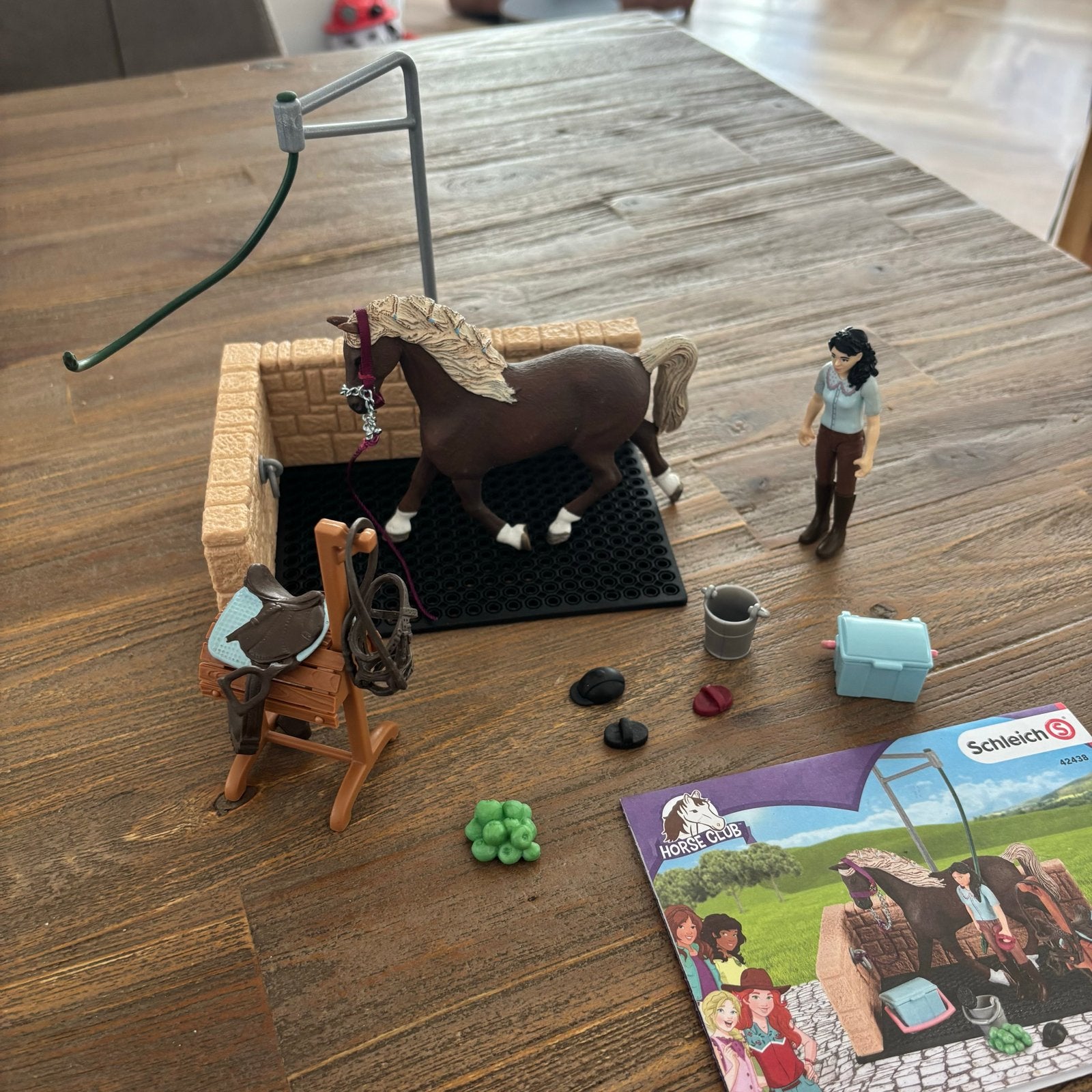 Schleich Horse Club Paardenwasplaats 42438, Ophalen of Verzenden, Zo goed als nieuw