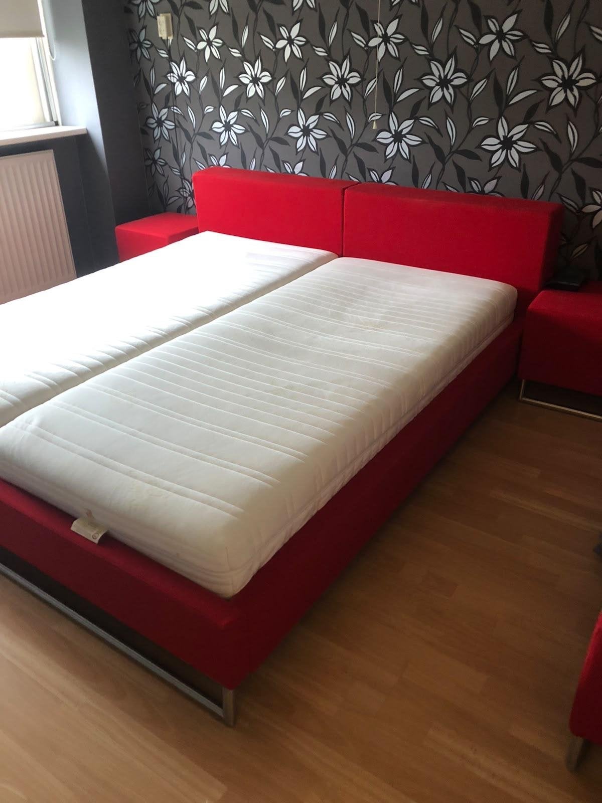 Eastborn bed met Pullman latex matrassen, Ophalen, Gebruikt, Tweepersoons, Overige maten
