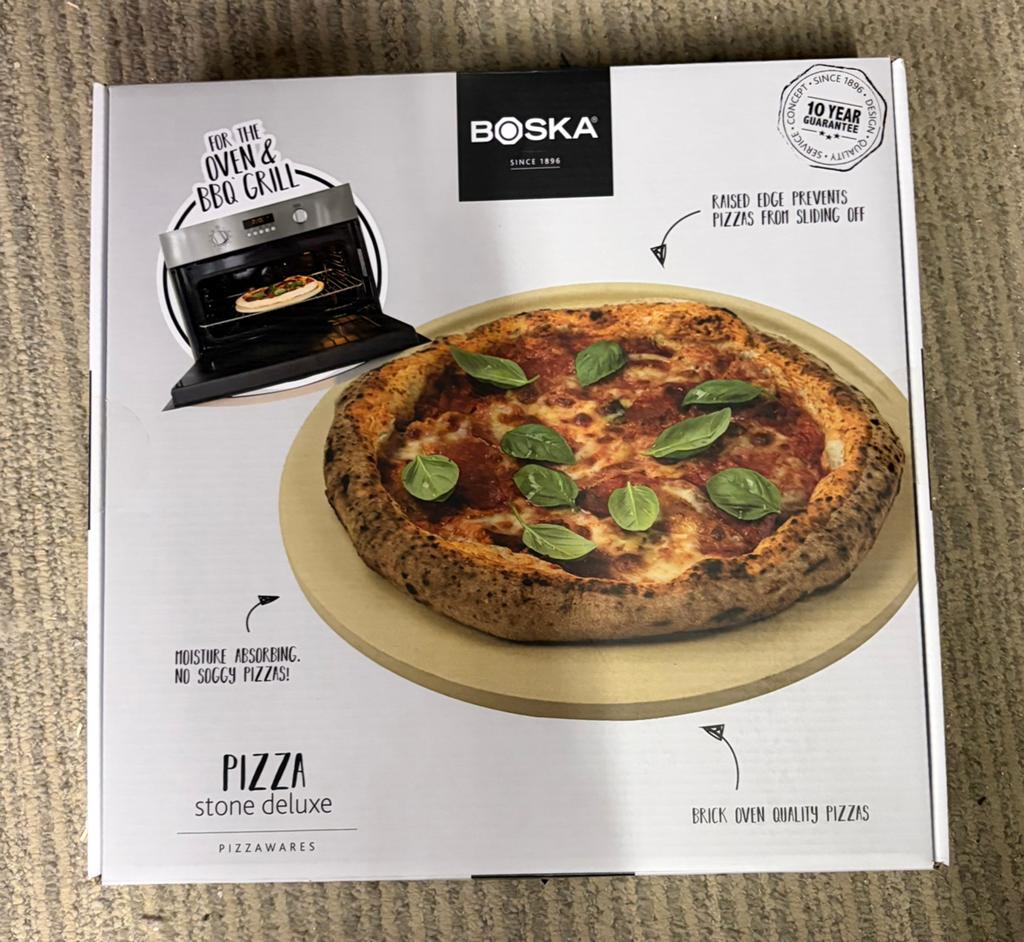 Boska Pizza Stone Deluxe voor Oven & BBQ Grill, Ophalen, Nieuw, Overige merken, Pizzaoven