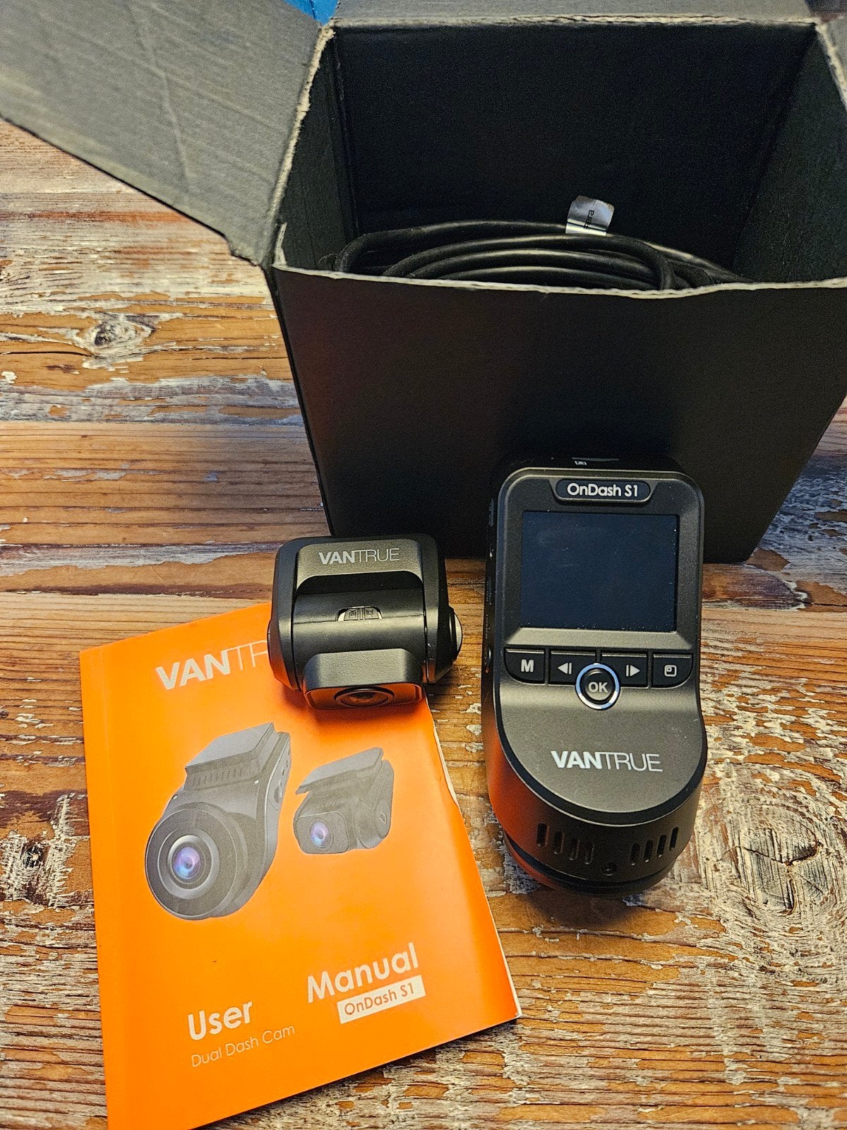 Vantrue OnDash S1 Dual Dash Cam - Zo goed als nieuw, Auto diversen, Dashcams, Ophalen of Verzenden, Zo goed als nieuw