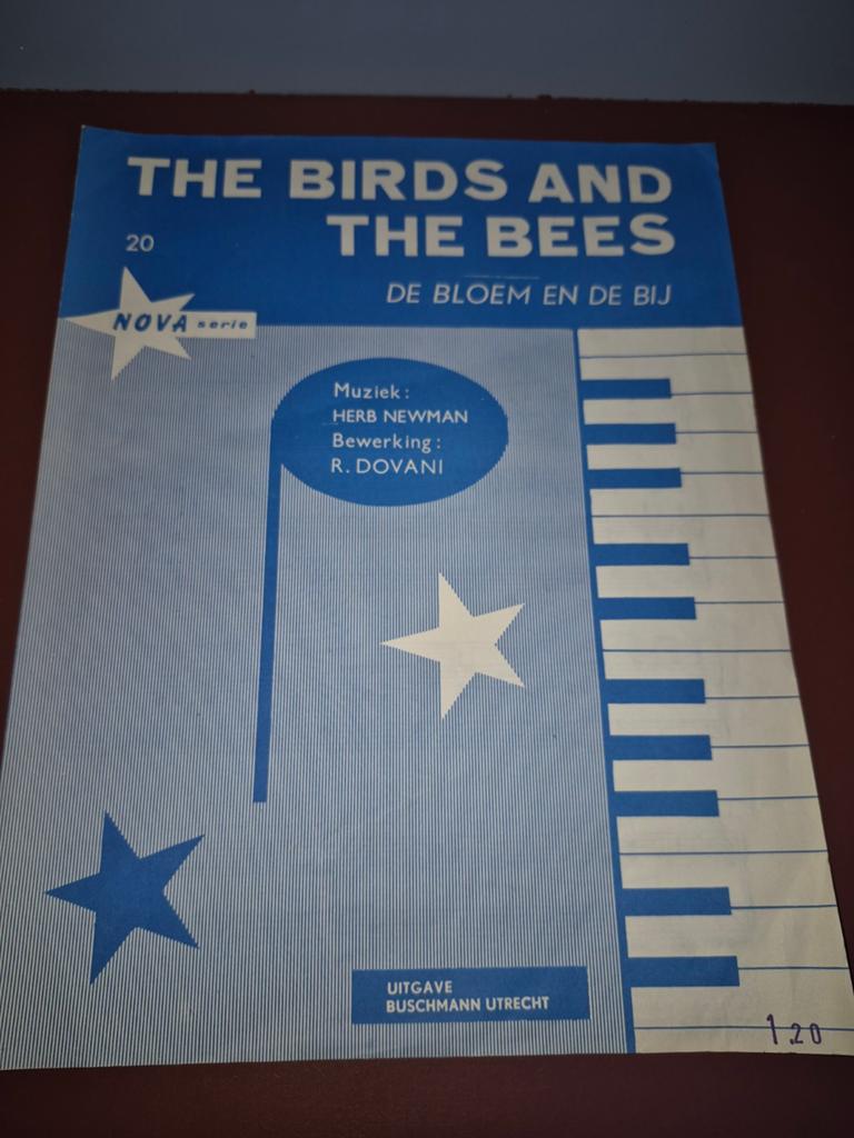 The Birds and The Bees - Bladmuziek (Nova Serie) Nr. 20, Muziek en Instrumenten, Gebruikt, Ophalen of Verzenden, Artiest of Componist