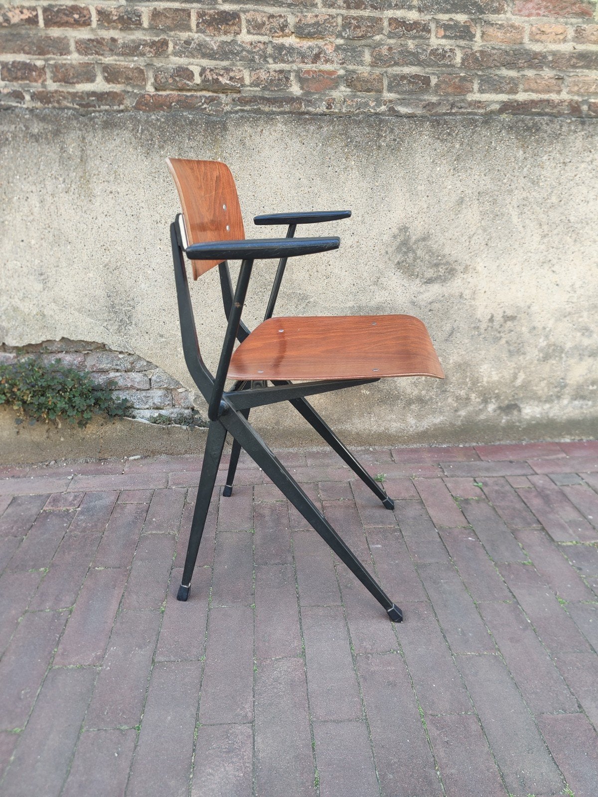 Ynske Kooistra for Marko, Huis en Inrichting, Stoelen, Gebruikt, Bruin, Vintage, Industrieel, Ophalen of Verzenden