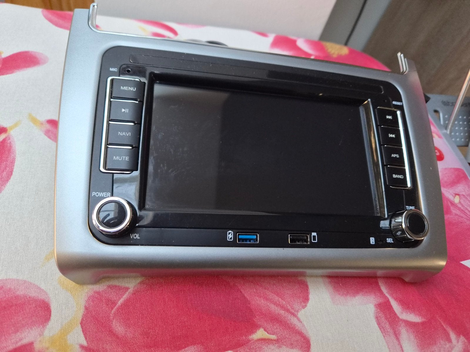Autoradio navigatie VW, Skoda, Seat (met CAN BUS decoder), Ophalen, Gebruikt
