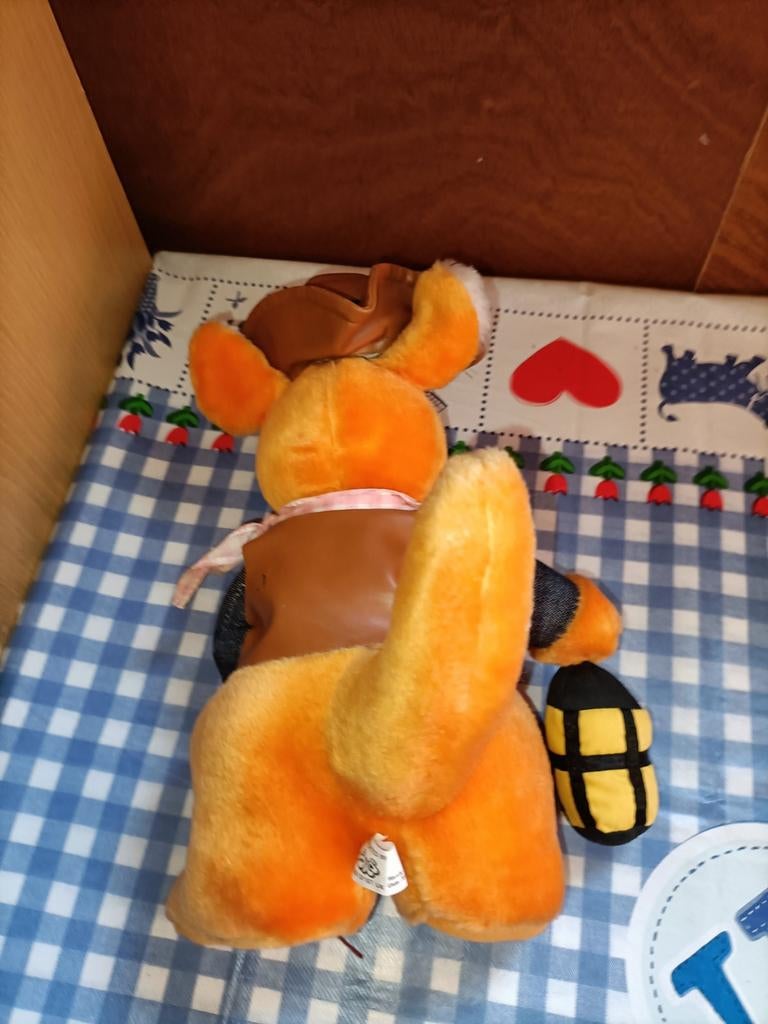 Walibi oude walibi knuffel cowboy  28 cm PMS, Ophalen of Verzenden, Zo goed als nieuw, Overige typen