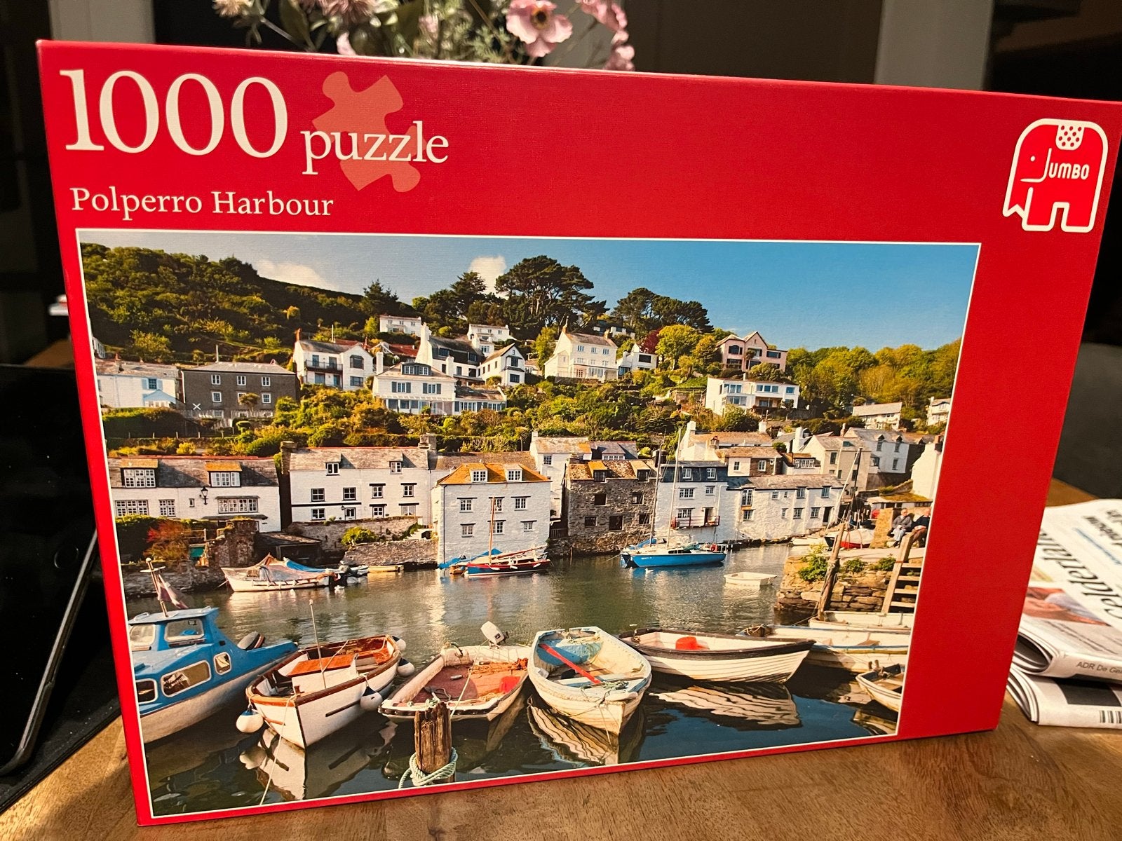 Jumbo 1000 stukjes puzzel Polperro Harbour, Ophalen of Verzenden, 500 t/m 1500 stukjes, Nieuw, Legpuzzel