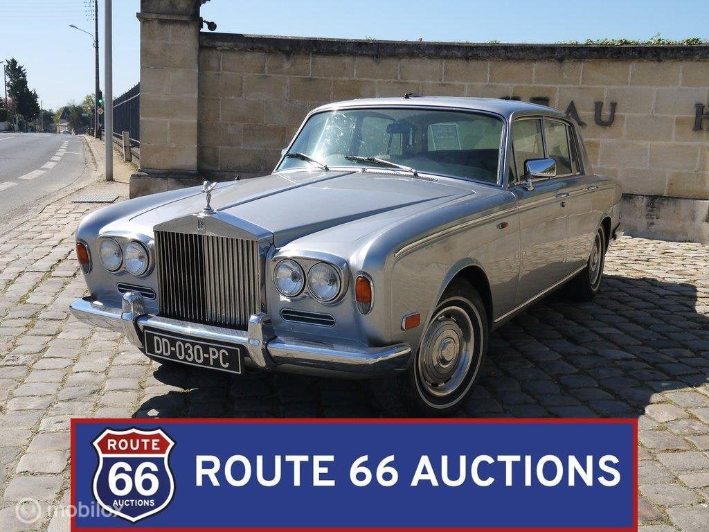 Rolls-Royce Silver Shadow I | 1972 | Route 66 Auctions, Auto's, Overige carrosserieën, Zwart, Bedrijf, Handgeschakeld