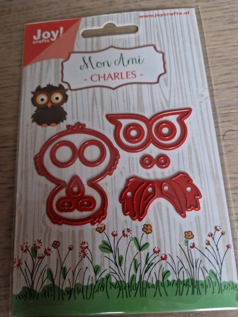 Snijmal Uil Mon Ami Charles - Nieuw!, Hobby en Vrije tijd, Kaarten | Zelf maken, Ophalen of Verzenden, Nieuw