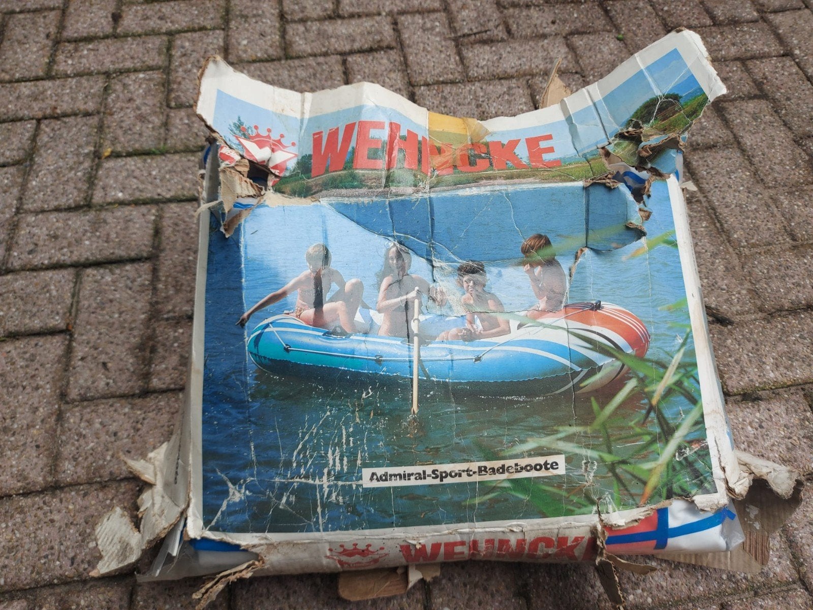 Opblaas boot,nieuw.Gratis!, Ophalen