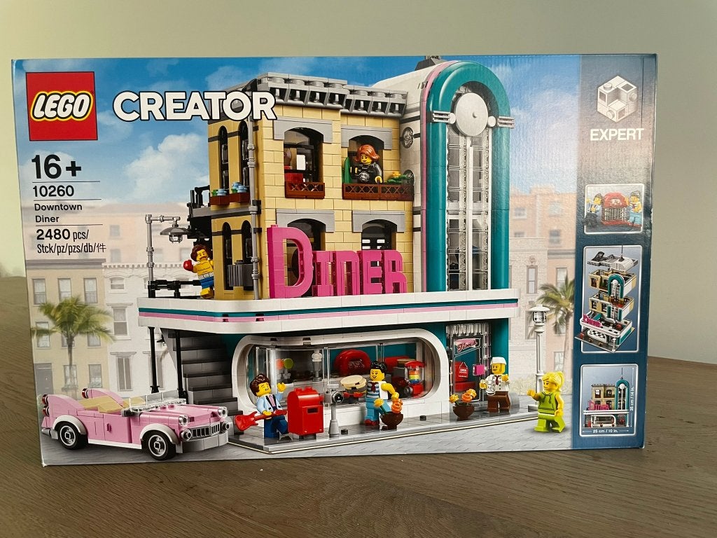 LEGO 10260 Downtown Diner, Nieuw, Ophalen of Verzenden, Compleet, Lego