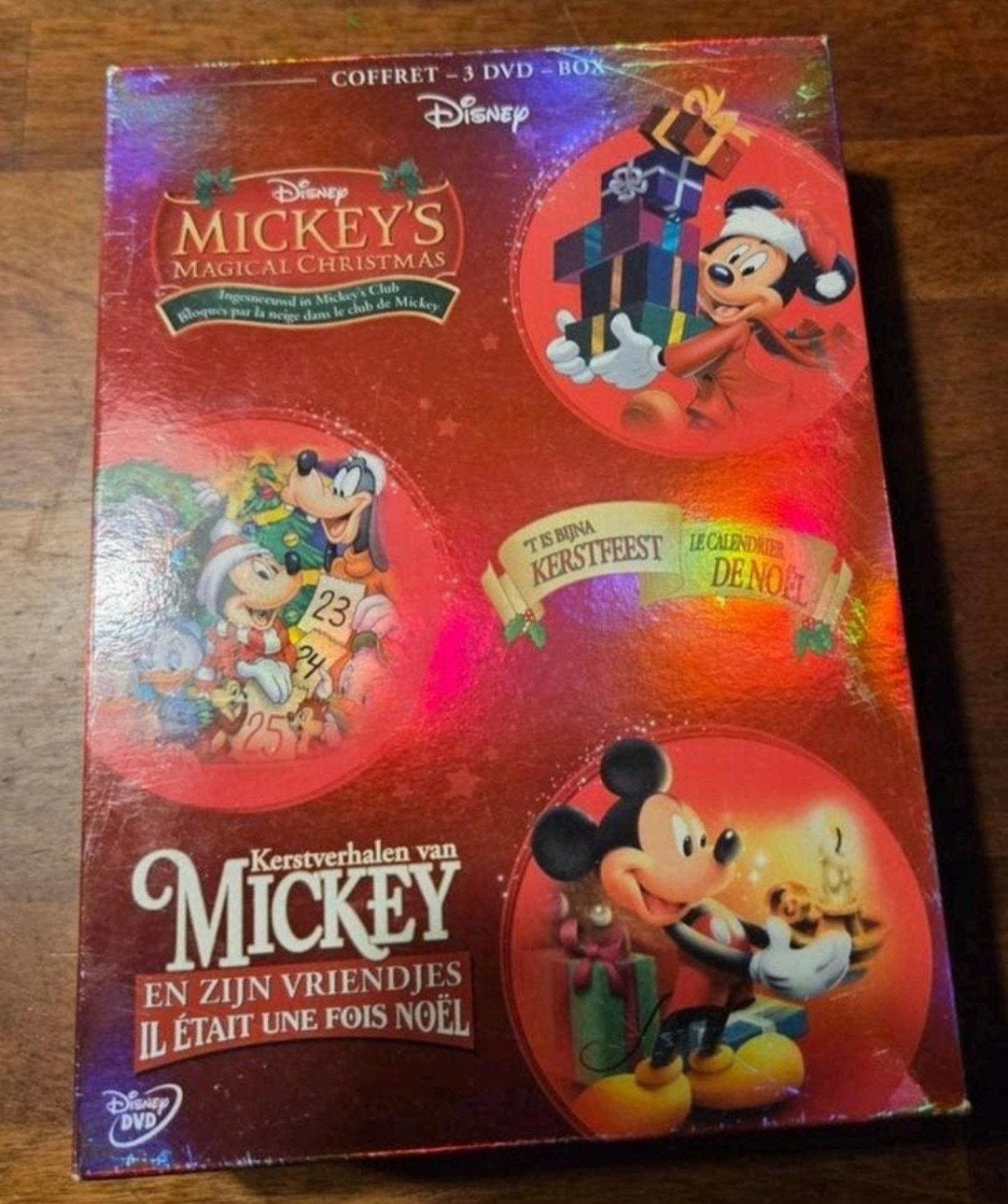 Mickey Mouse Kerstbox - 3 DVD Boxset, Nederlands, Alle leeftijden, Nederlands, Ophalen of Verzenden
