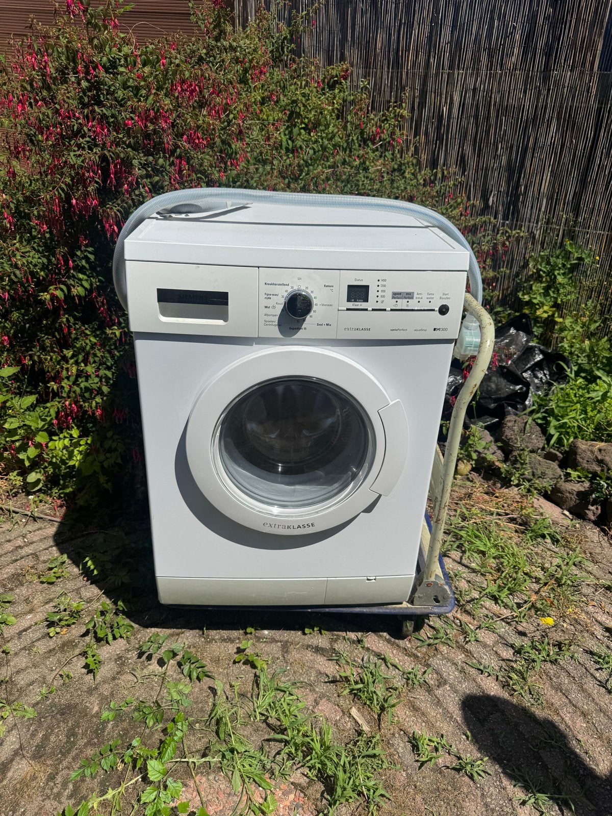 Siemens extraKlasse iQ300 Wasmachine - Zo goed als nieuw, Witgoed en Apparatuur, Wasmachines, Ophalen, Zo goed als nieuw, Voorlader