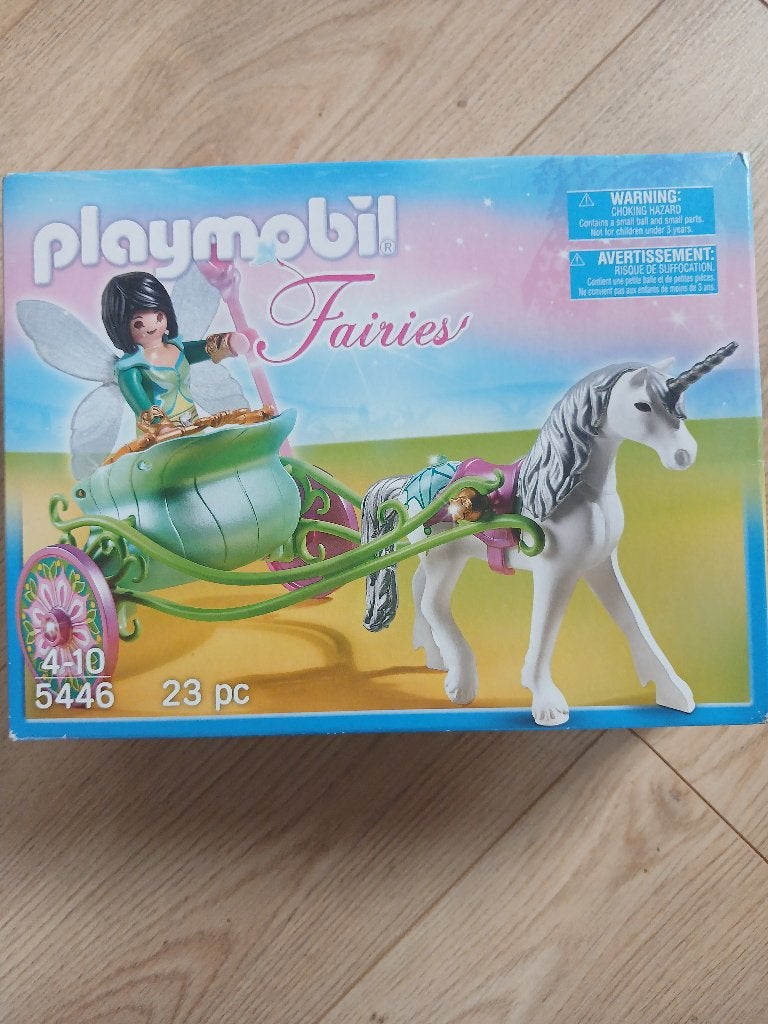 PLAYMOBIL Fairies, Eenhoornkoets, nr 5446, NIEUW, Ophalen of Verzenden, Nieuw, Complete set