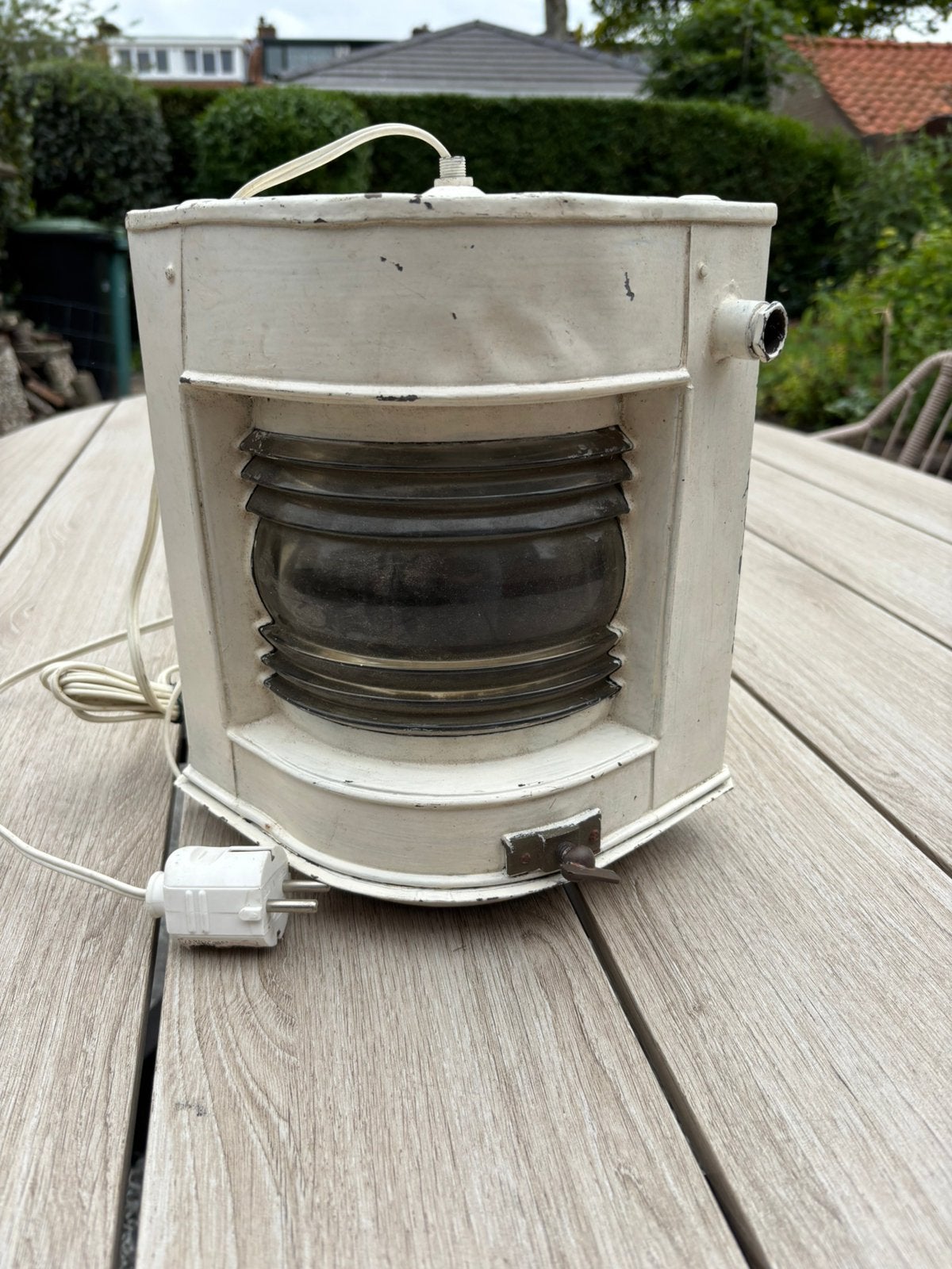 Vintage scheepslamp, Verzamelen, Scheepvaart, Ophalen, Gebruikt