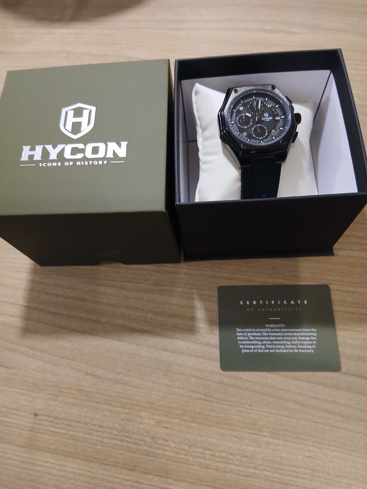 Hycon Kronos KR003 herenhorloge, Ophalen of Verzenden, Nieuw, Polshorloge, Overige merken