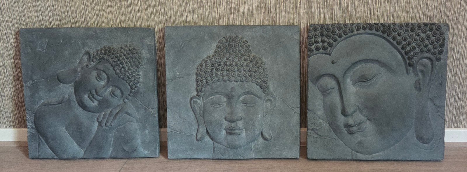 Boeddha tegels 39x39 cm - Set van 3, Ophalen