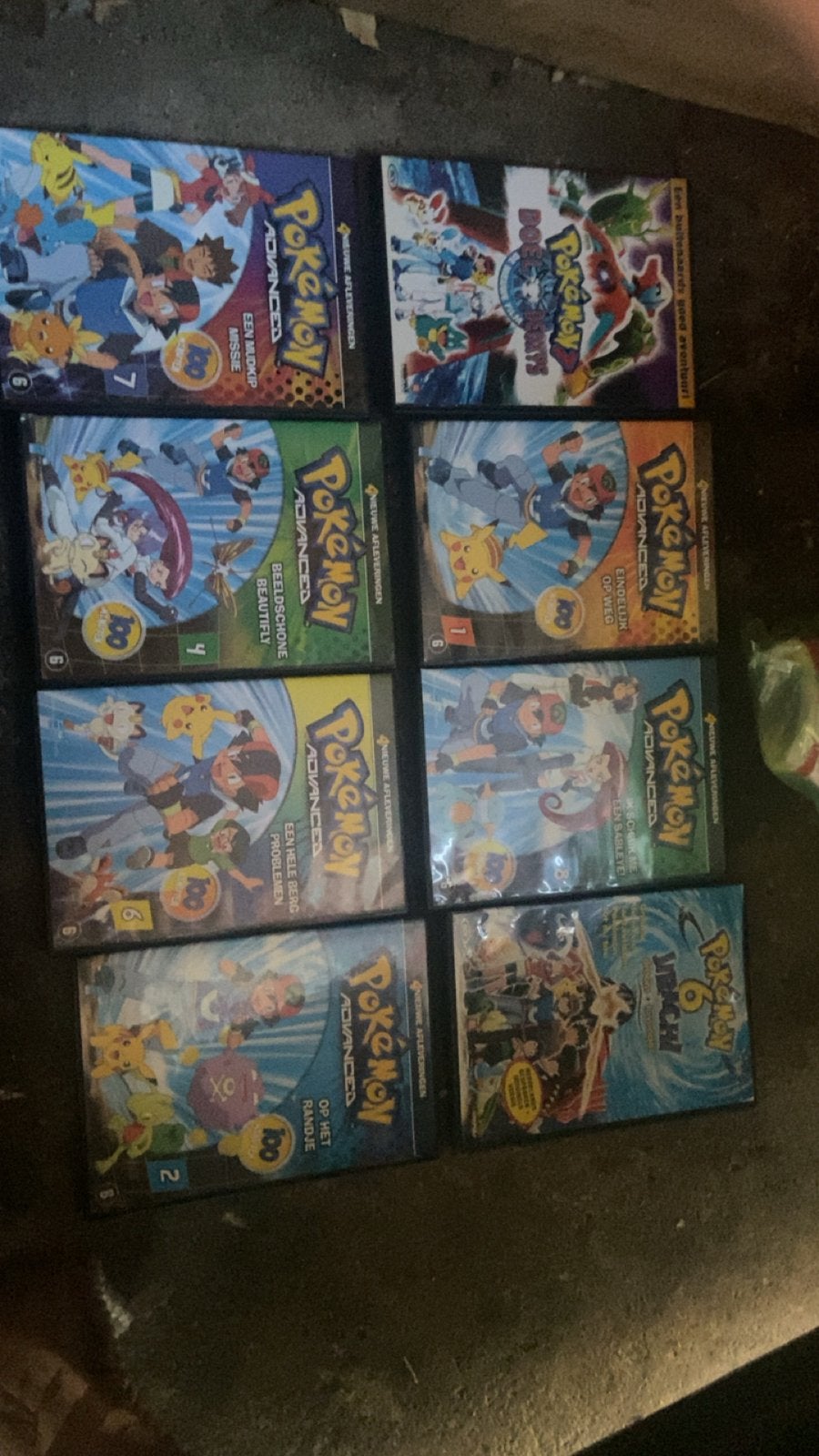 Pokémon Advanced DVD Collectie - 8 Dvd's, Ophalen, Gebruikt, Animatie, Alle leeftijden