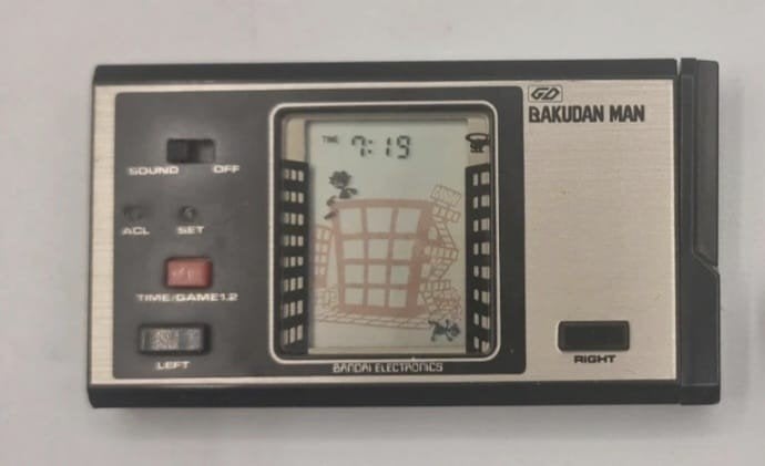 Bandai Electronics Bakudan Man GD Dynamite handheld game, Ophalen of Verzenden, Overige merken, Zo goed als nieuw