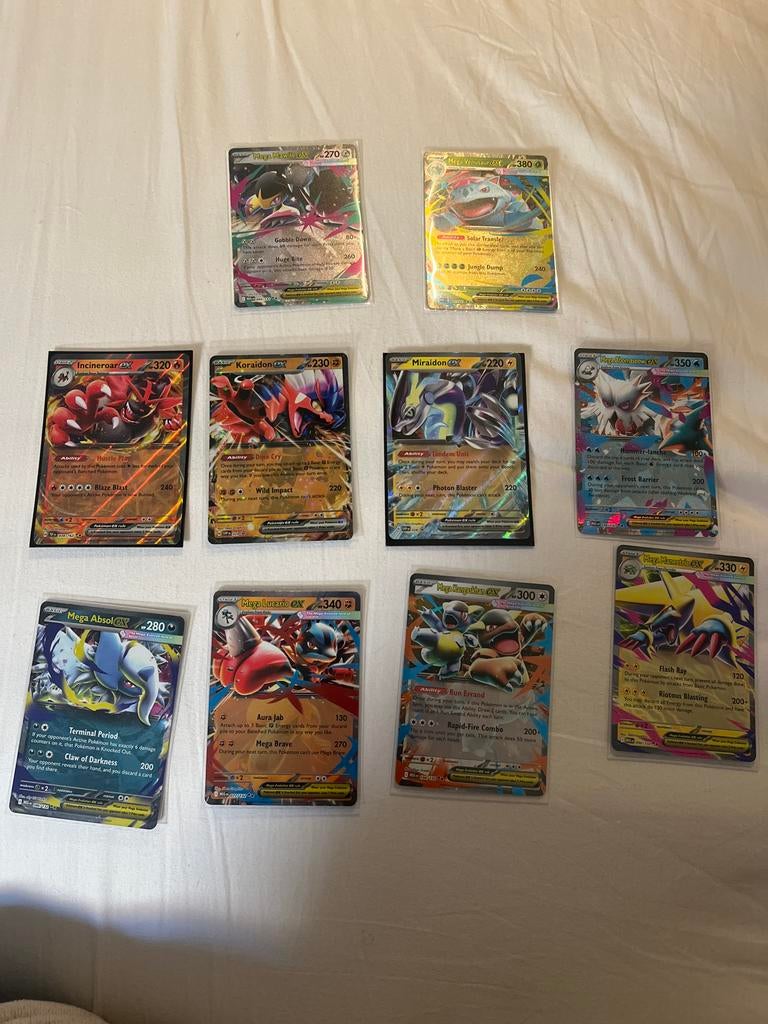 Pokémon ex kaarten - Diverse zeldzame kaarten, Ophalen, Zo goed als nieuw, Meerdere kaarten, Foil