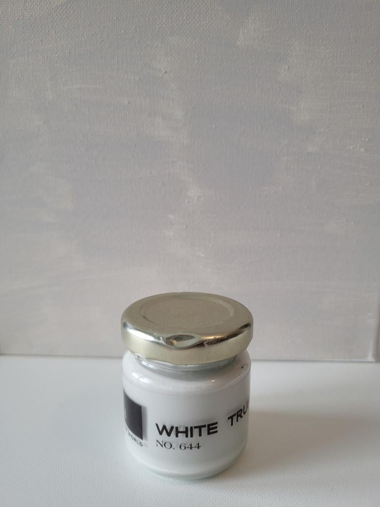 LAB PAINT Tester Potje White Truffle en Mushroom, Minder dan 5 liter, Ophalen of Verzenden, Wit, Verf