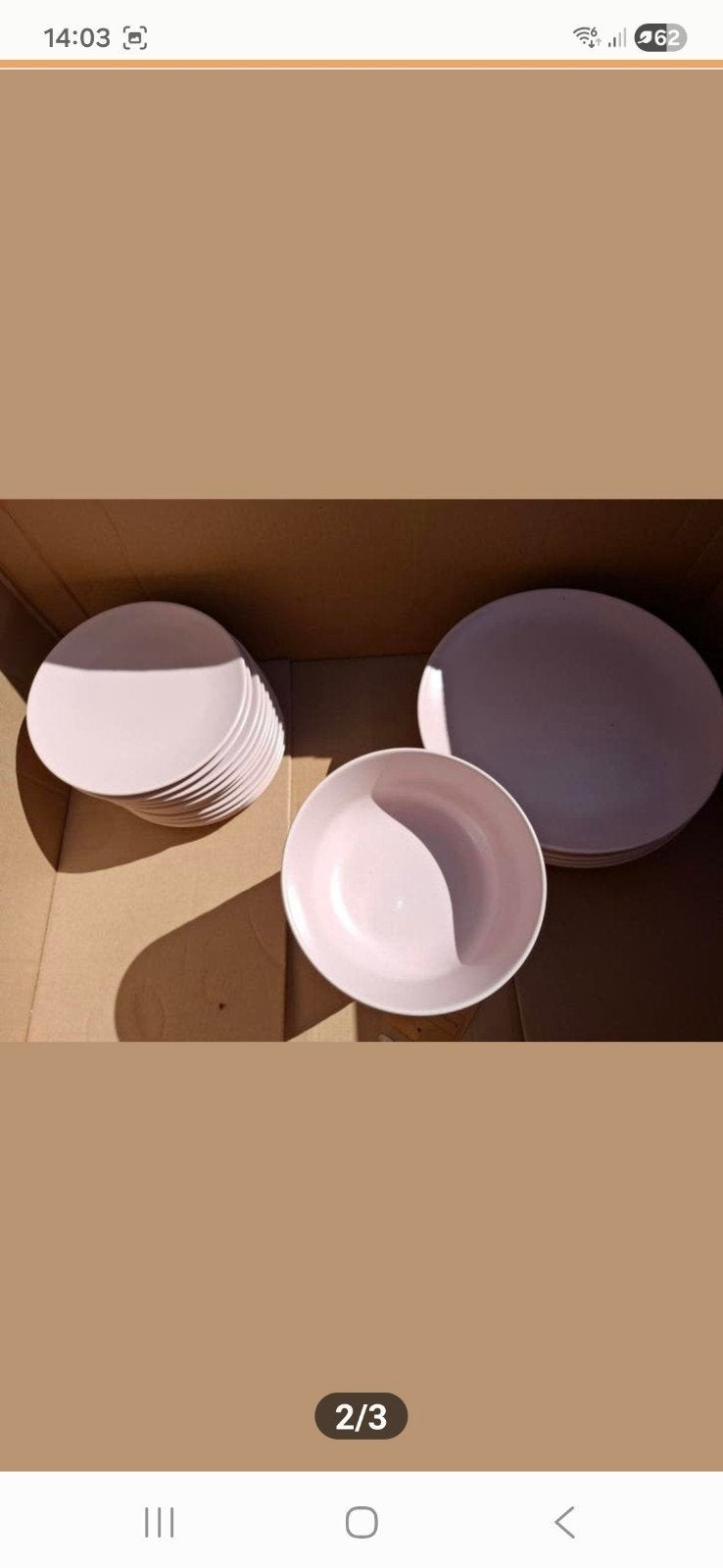IKEA Servies: Roze Borden en Kommen Set, Ophalen, Gebruikt, Keramiek, IKEA