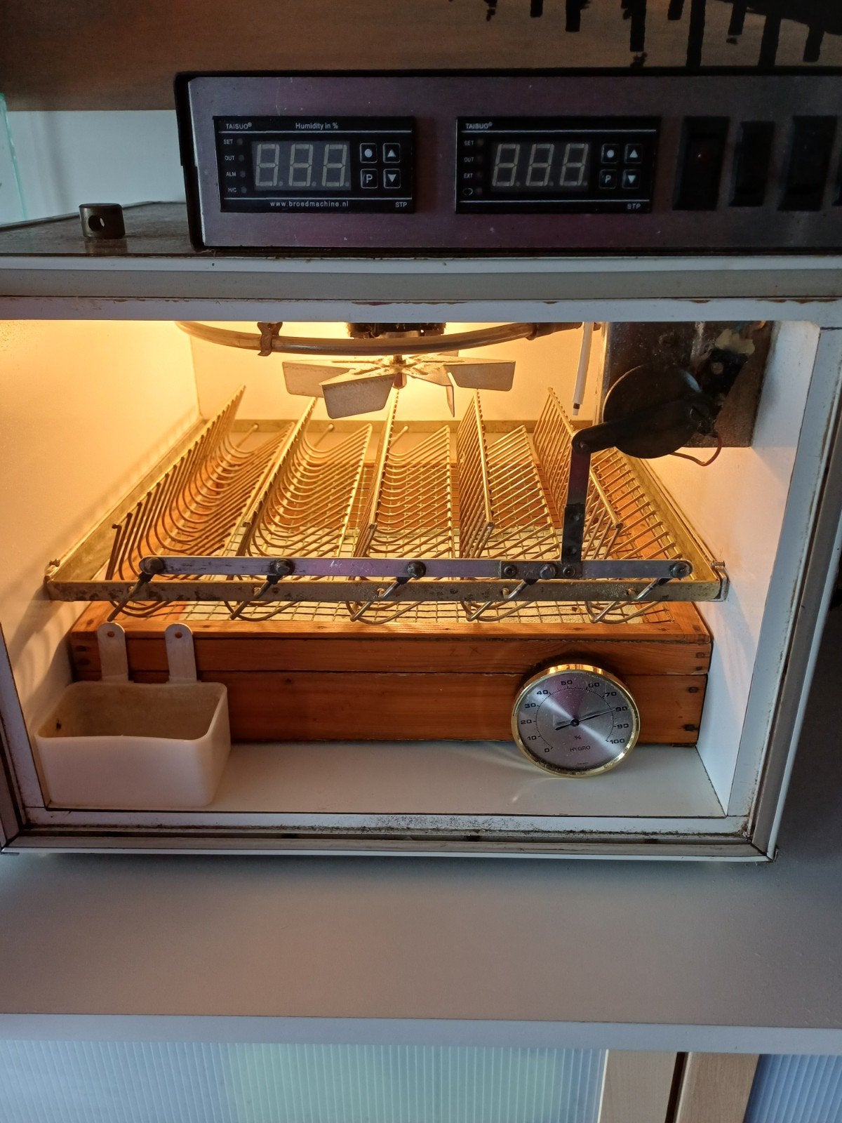 Ms 35 broedmachine, Ophalen