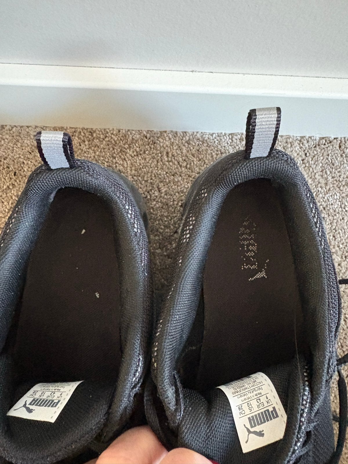 Puma heren sneakers maat 43 - Zwart, Ophalen of Verzenden, Gedragen, Zwart, Sneakers of Gympen