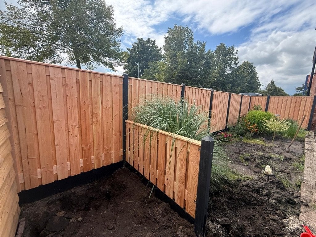 Hout en beton schuttingen, gratis offerte!, Ophalen, 1 tot 2 meter, Minder dan 3 meter, Nieuw