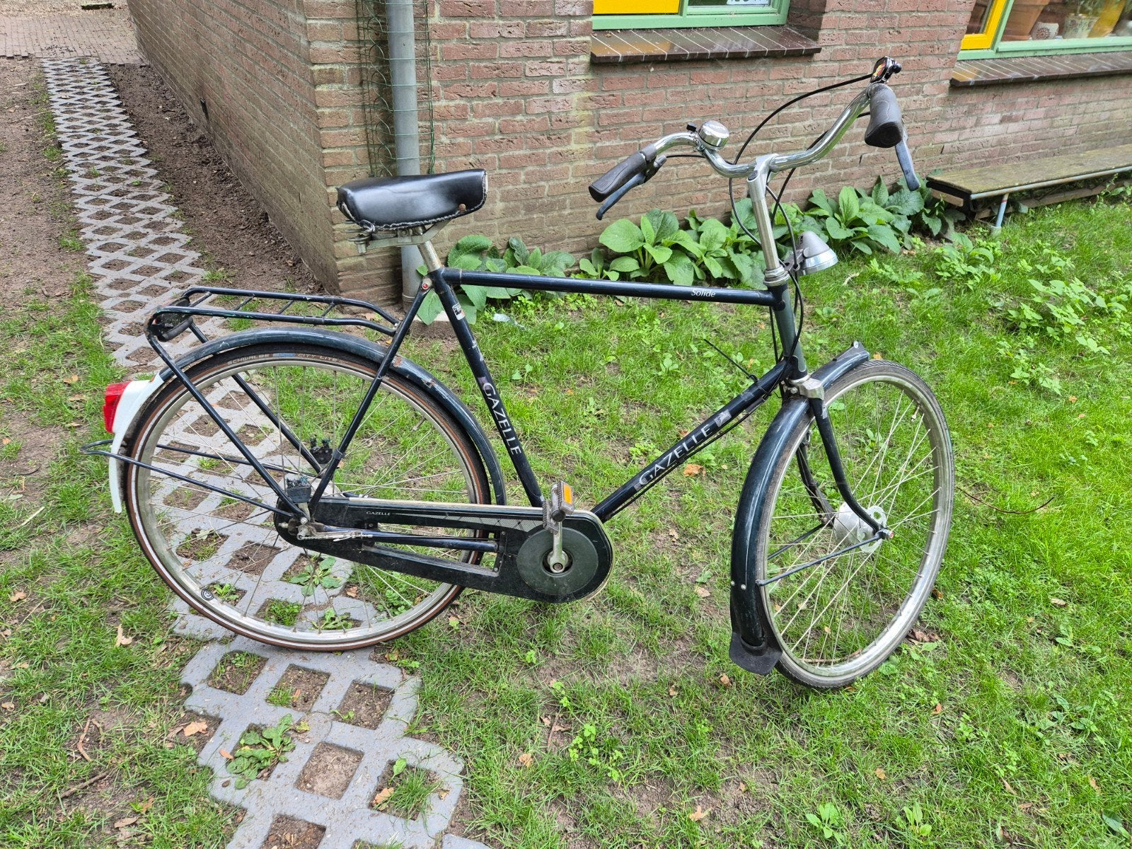 Gazelle stadsfiets met 3 versnellingen, Ophalen, Terugtraprem, Gebruikt, Versnellingen