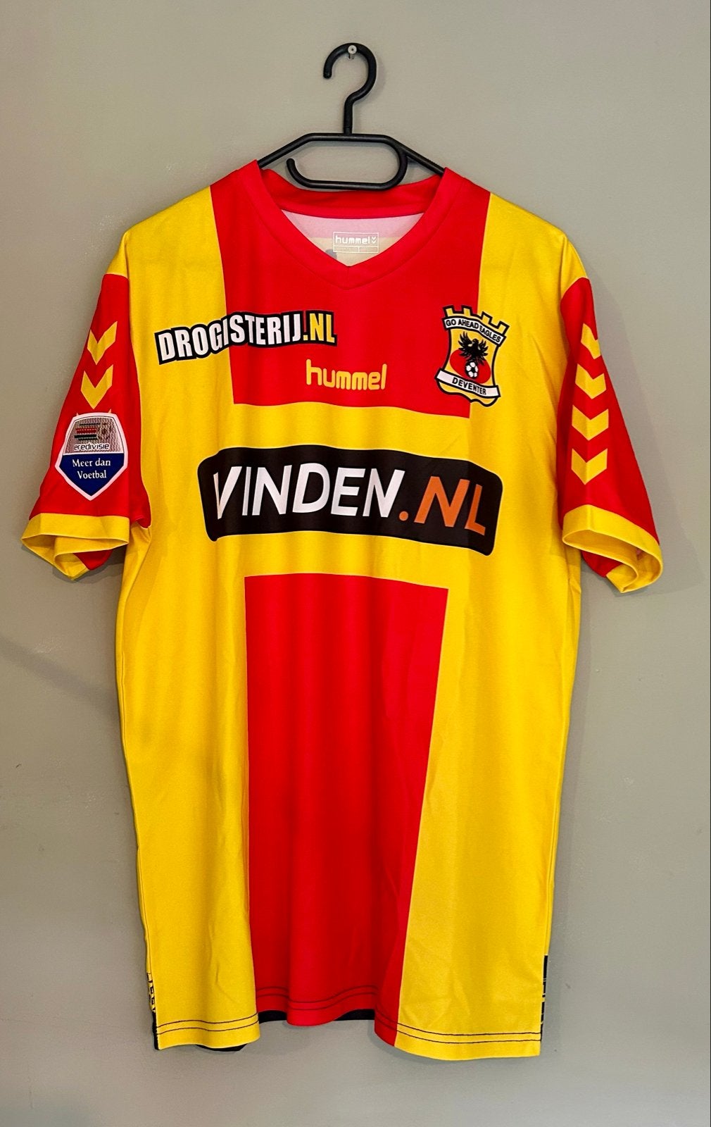 Matchworn Go Ahead Eagles shirt - Rijsdijk #10, Maat XL, Ophalen of Verzenden, Gebruikt, Shirt