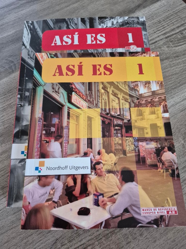 Asi Es 1 Tekstboek + Werkboek, Boeken, Non-fictie, Ophalen of Verzenden, Zo goed als nieuw, Noordhoff Uitgevers