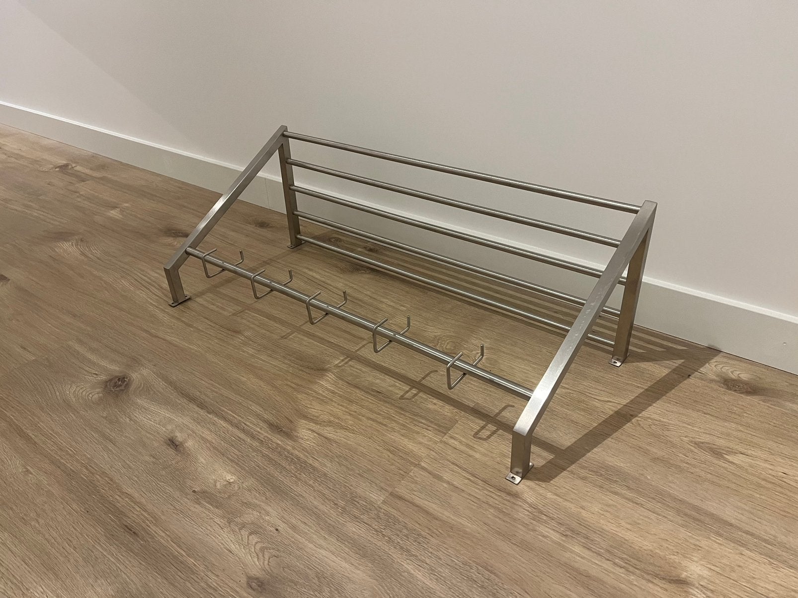 Kapstok Rietveld RVS 80cm, Wandkapstok, Ophalen of Verzenden, Zo goed als nieuw, Minder dan 100 cm