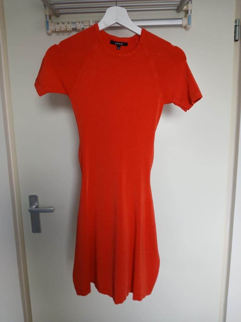 Nikkie jurk maat 32, Oranje, Ophalen of Verzenden, Zo goed als nieuw, Nikkie