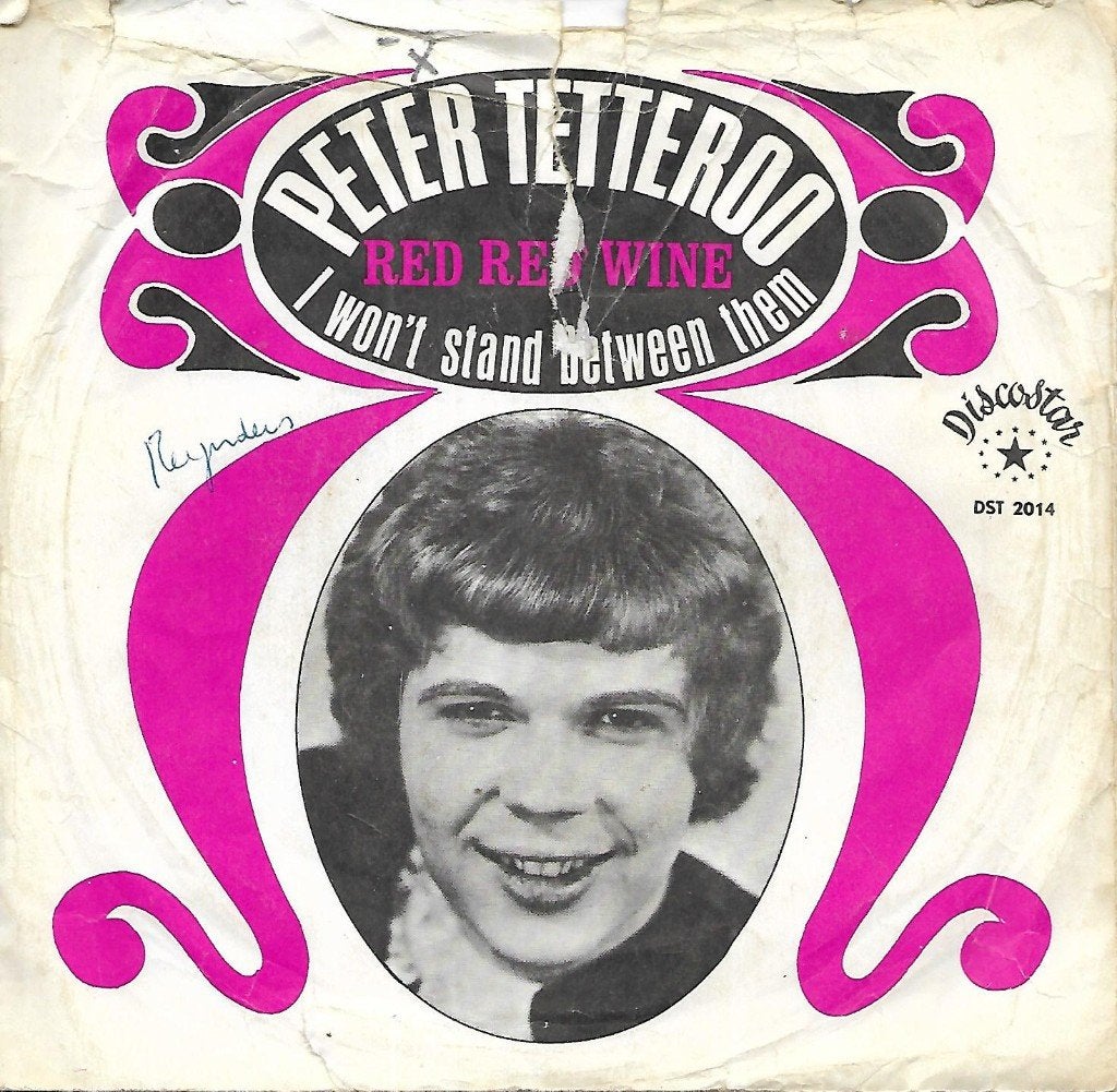 Peter Tetteroo - Red red wine, Ophalen of Verzenden, Gebruikt, 7 inch, Pop
