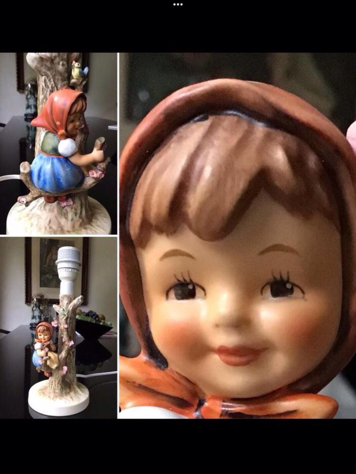 🌿Pop ,” VINTAGE HUMMEL LAMP🌿APPEL TREE”🌿GOEBEL, Antiek en Kunst, Antiek | Overige Antiek, Verzenden