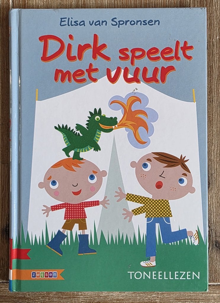 Dirk speelt met vuur - toneellezen - AVI E3 - Groep 3, Ophalen of Verzenden, Zo goed als nieuw, Elisa van Spronsen, Fictie algemeen