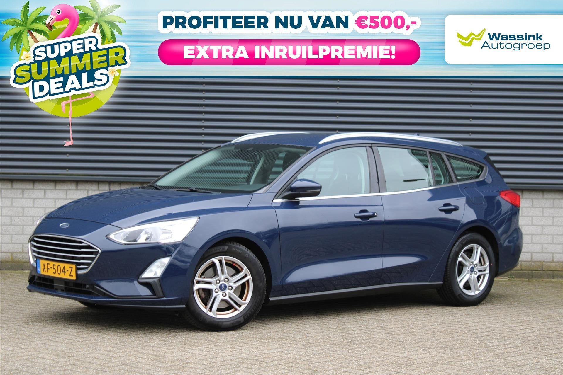 Ford Focus Wagon 1.0 EcoBoost 100pk Trend Edition Business |, Auto's, Gebruikt, Euro 6, Origineel Nederlands, Grijs