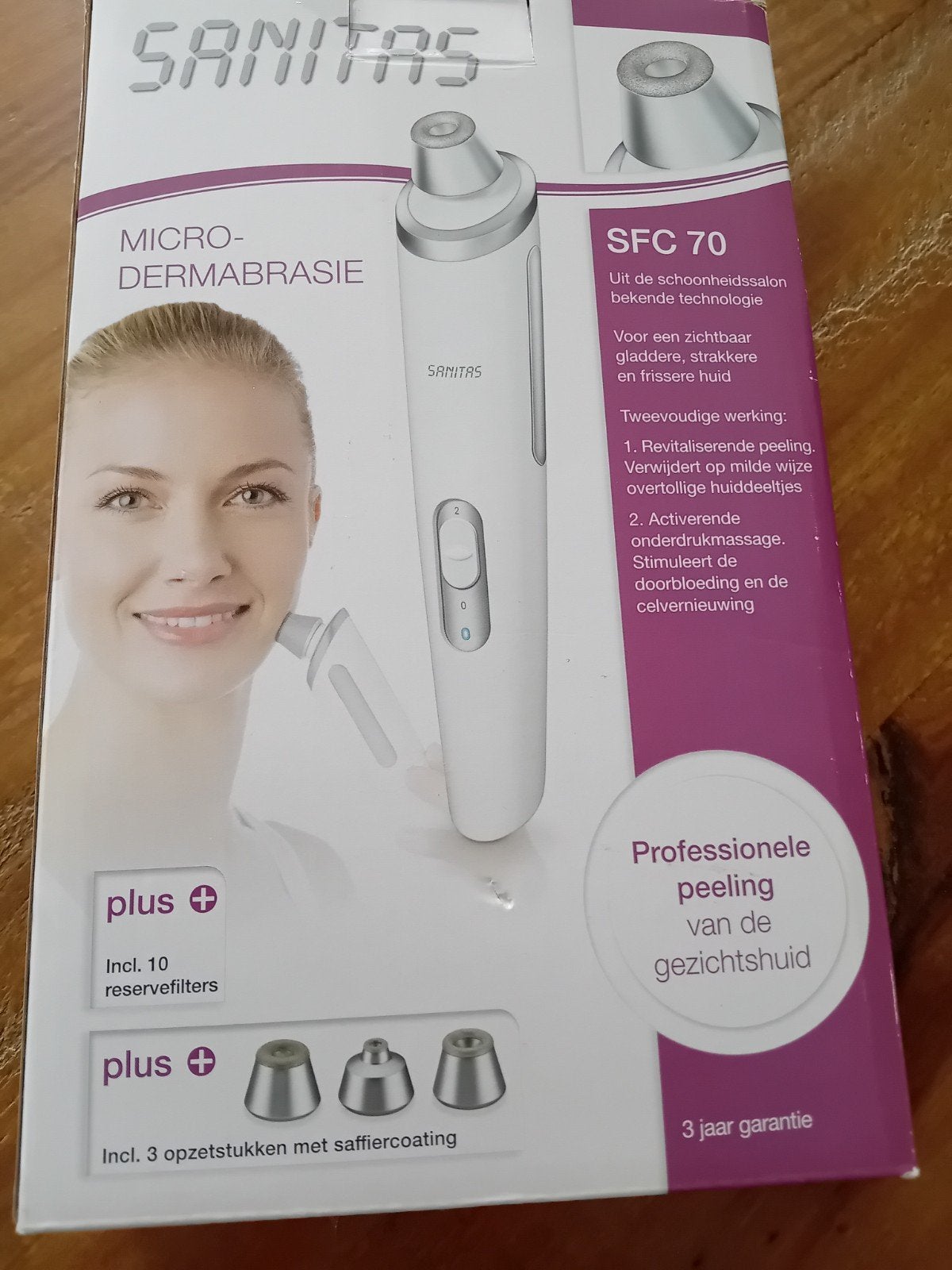 Sanitas micro dermabrasie SFC 70, compleet, Ophalen of Verzenden, Gehele gezicht