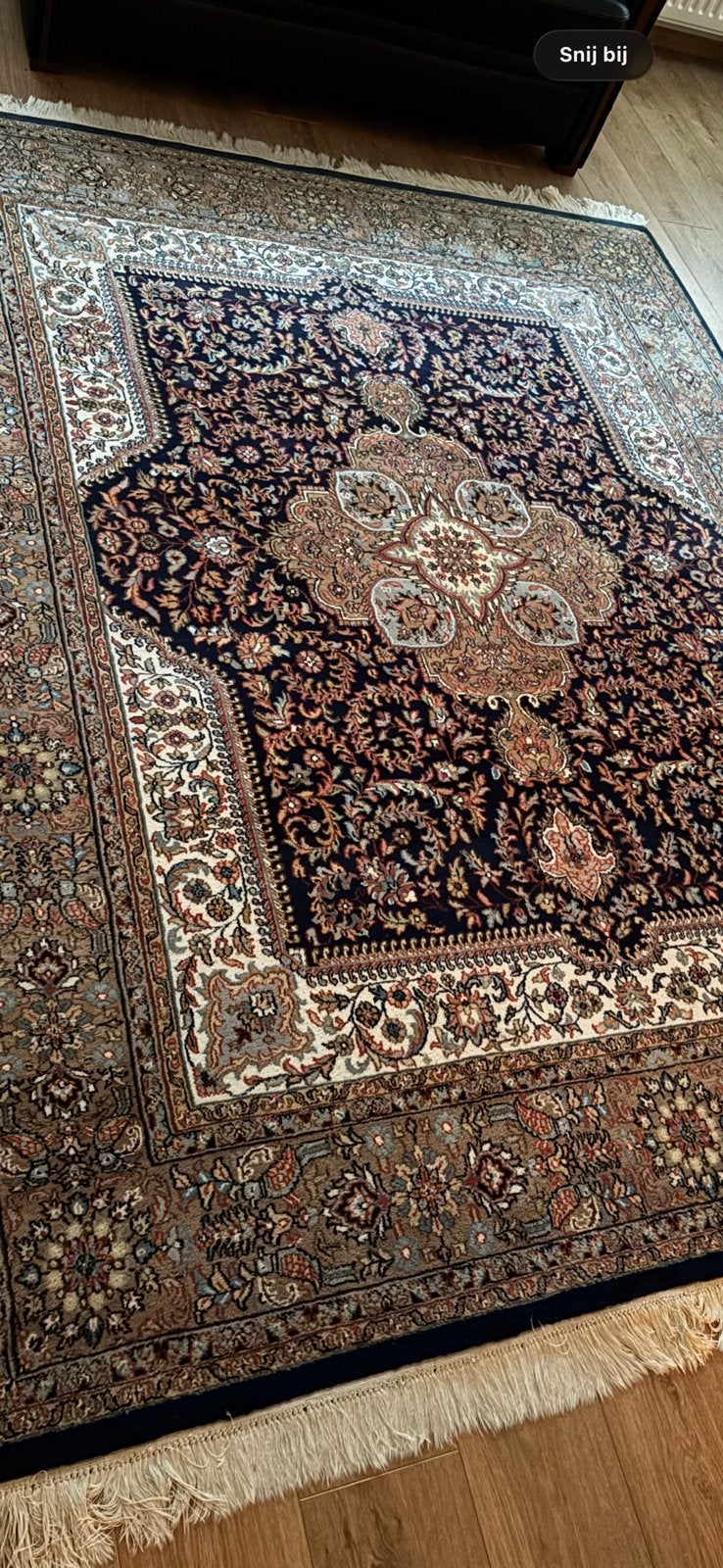 Perzisch tapijt 197x270  uit een dier en rookvrij huis, Ophalen, 150 tot 200 cm, 200 cm of meer, Zo goed als nieuw