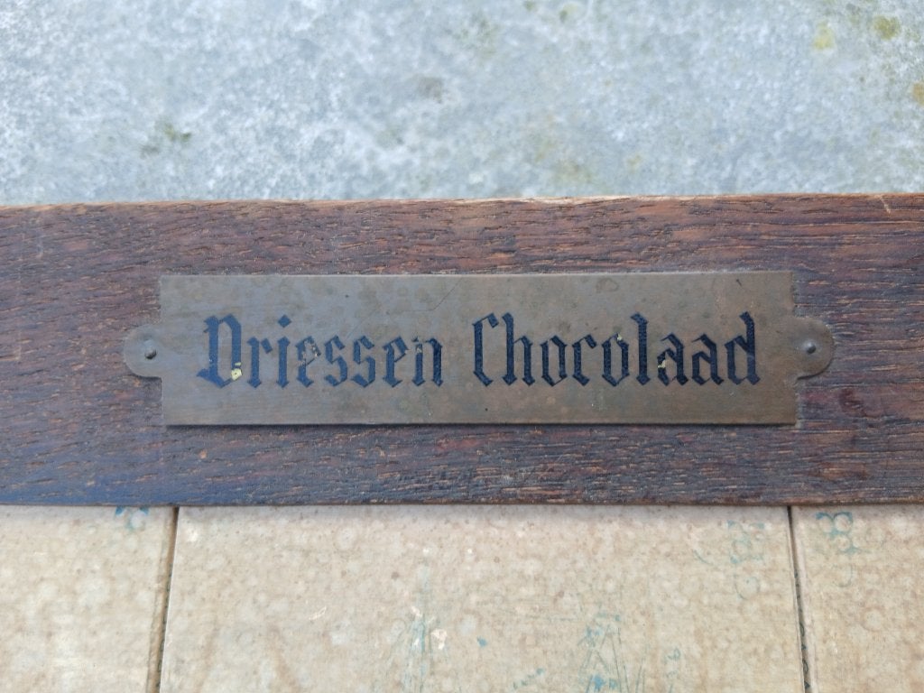 Reclame Driessen Chocolaad / Chocolade, Ophalen of Verzenden, Gebruikt, Reclamebord