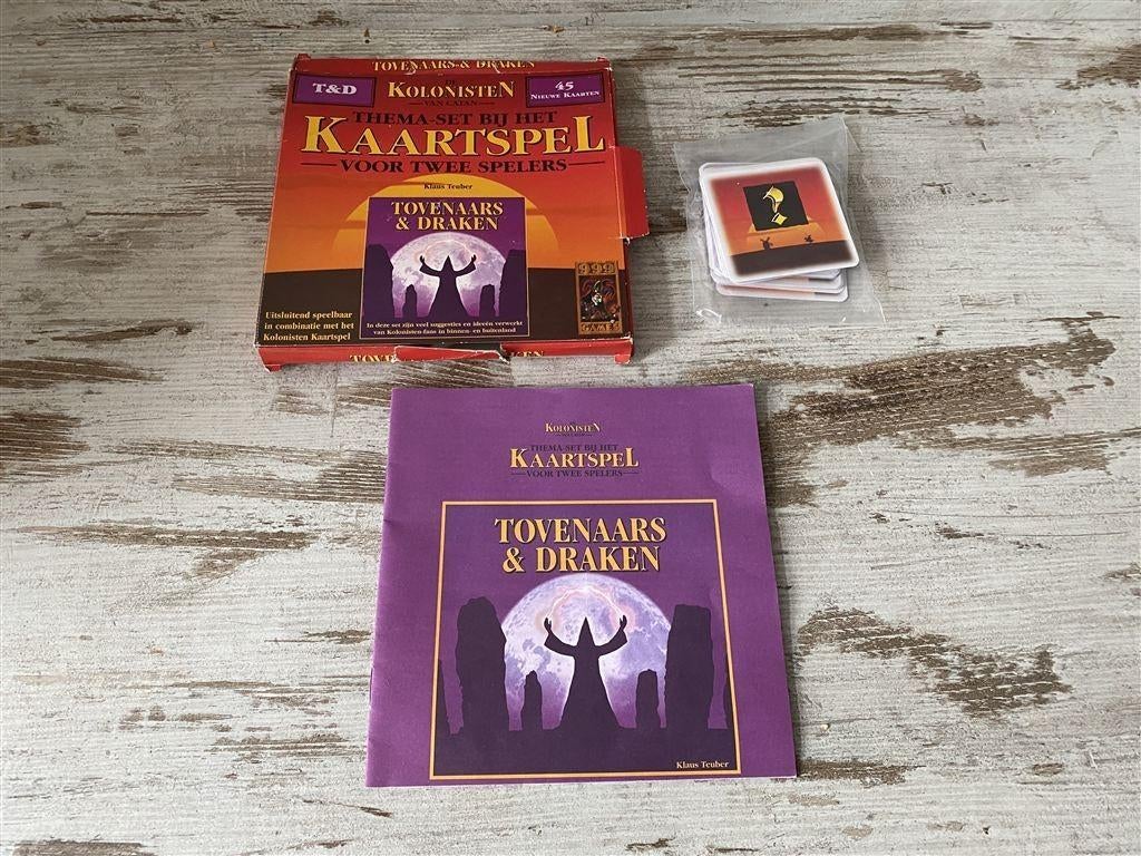 Kolonisten kaartspel tovernaars & draken [s545], Hobby en Vrije tijd, Gezelschapsspellen | Kaartspellen, Verzenden, Zo goed als nieuw