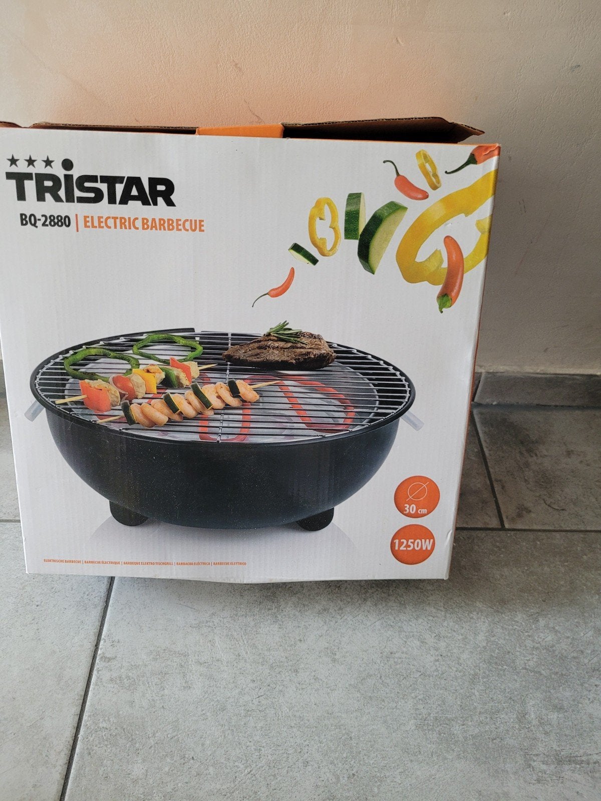 Tristar BQ-2880 Elektrische Barbecue - Nieuw in doos, Ophalen of Verzenden, Nieuw, Tristar