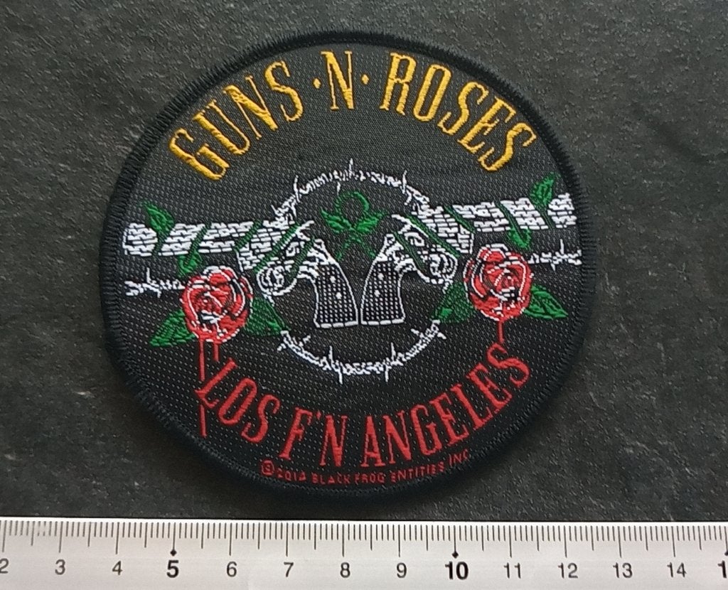 Guns N' Roses zeer mooie nieuwe Los f'n Angeles patch 95, Verzamelen, Verzenden, Nieuw, Kleding