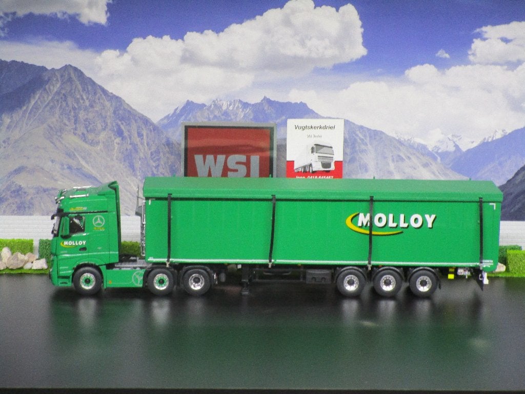 wsi 02-1728 molloy mercedes-benz actros mp4 bs 6x2, Ophalen of Verzenden, Nieuw, Bus of Vrachtwagen, Wsi