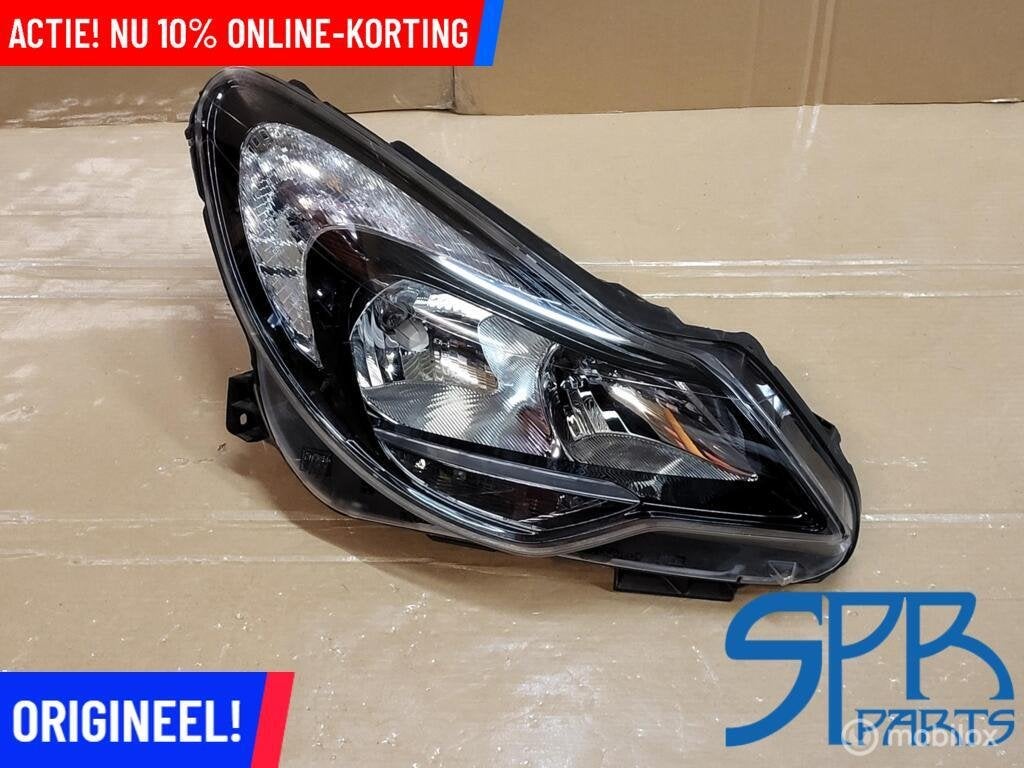 OPEL CORSA D FACELIFT RECHTER KOPLAMP RECHTS h7 13446802, Gebruikt, OPEL, Opel, Ophalen of Verzenden