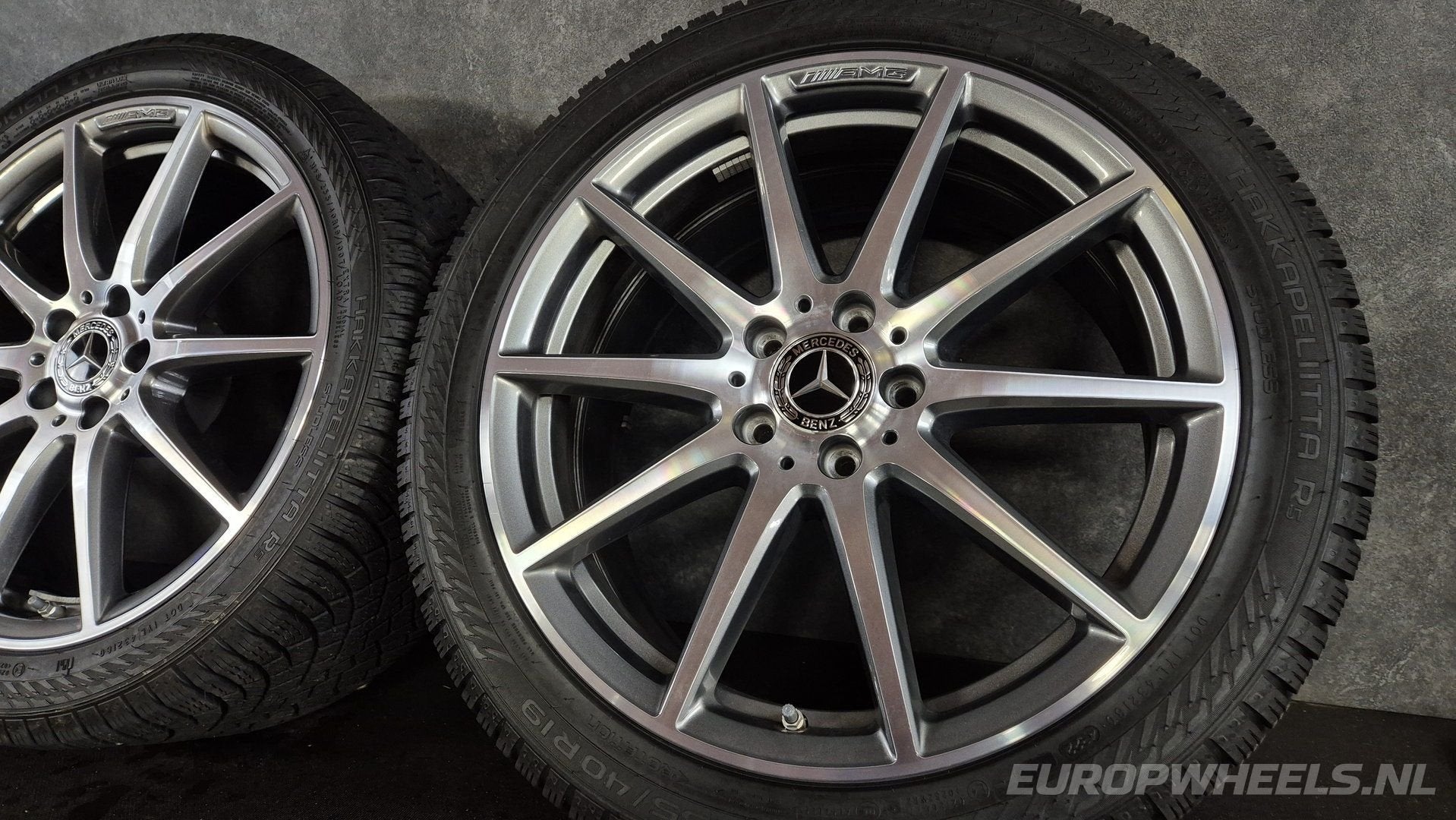 19 inch Mercedes velgen C63 AMG S E Performance winterbanden, 19 inch, Gebruikt, 255 mm, -