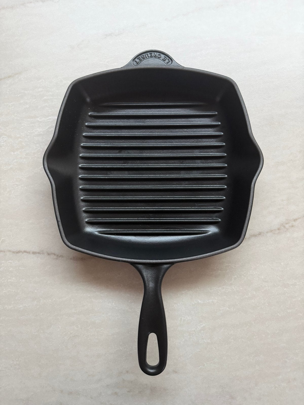 Le Creuset Grillpan - nieuw, Ophalen of Verzenden, Zo goed als nieuw, Gietijzer